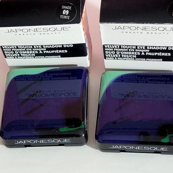 JAPONESQUE Velvet Touch Shadow Duo Complimentary Shades Set of 2 NEW - Picture 5 of 14